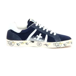 Andy Lace Kids Shoes Navy Suede