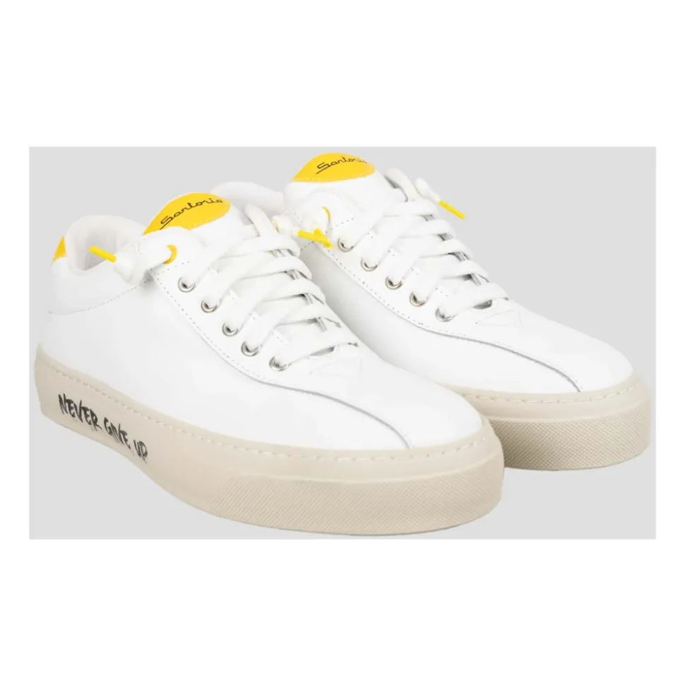 Baskets basses en cuir