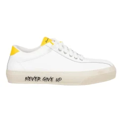 Baskets basses en cuir
