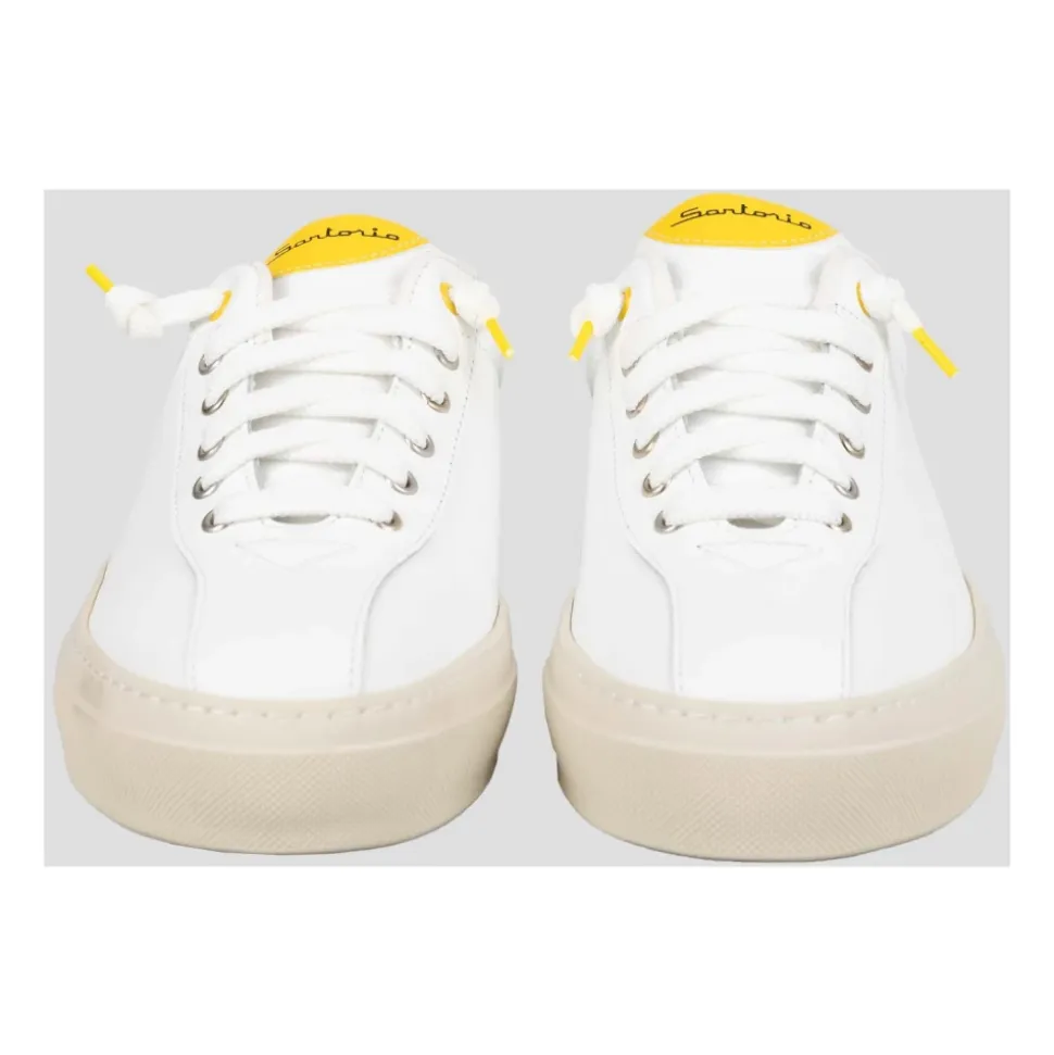 Baskets basses en cuir