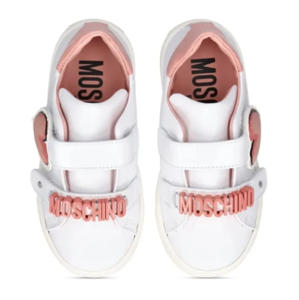 Baskets blanches basses pour enfants