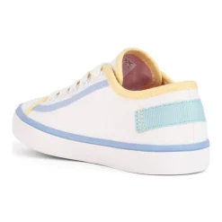Baskets Blanches Jaunes Enfant