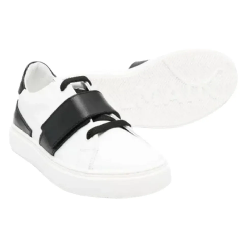 Baskets en cuir