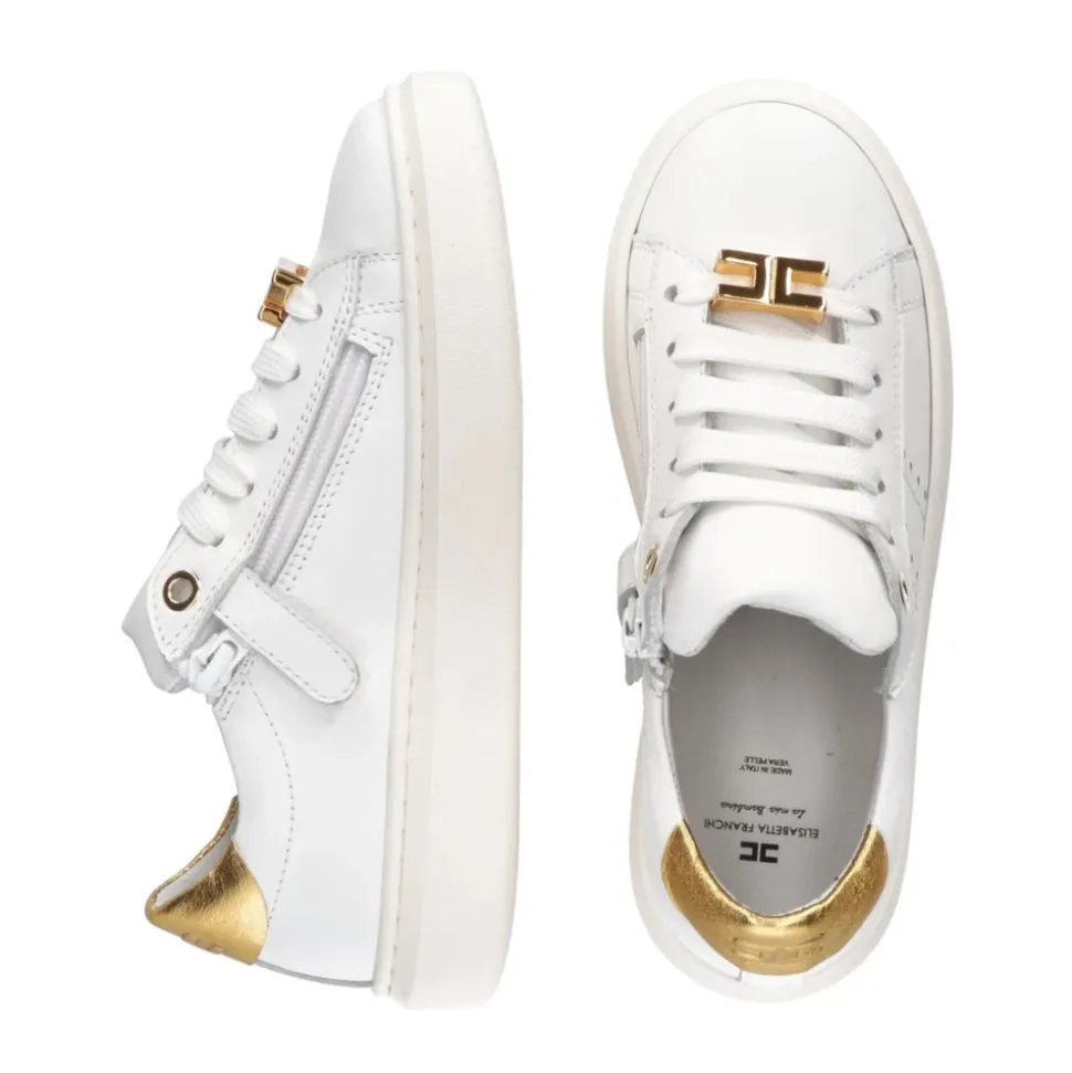Baskets en cuir