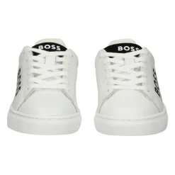 Baskets en cuir avec logo