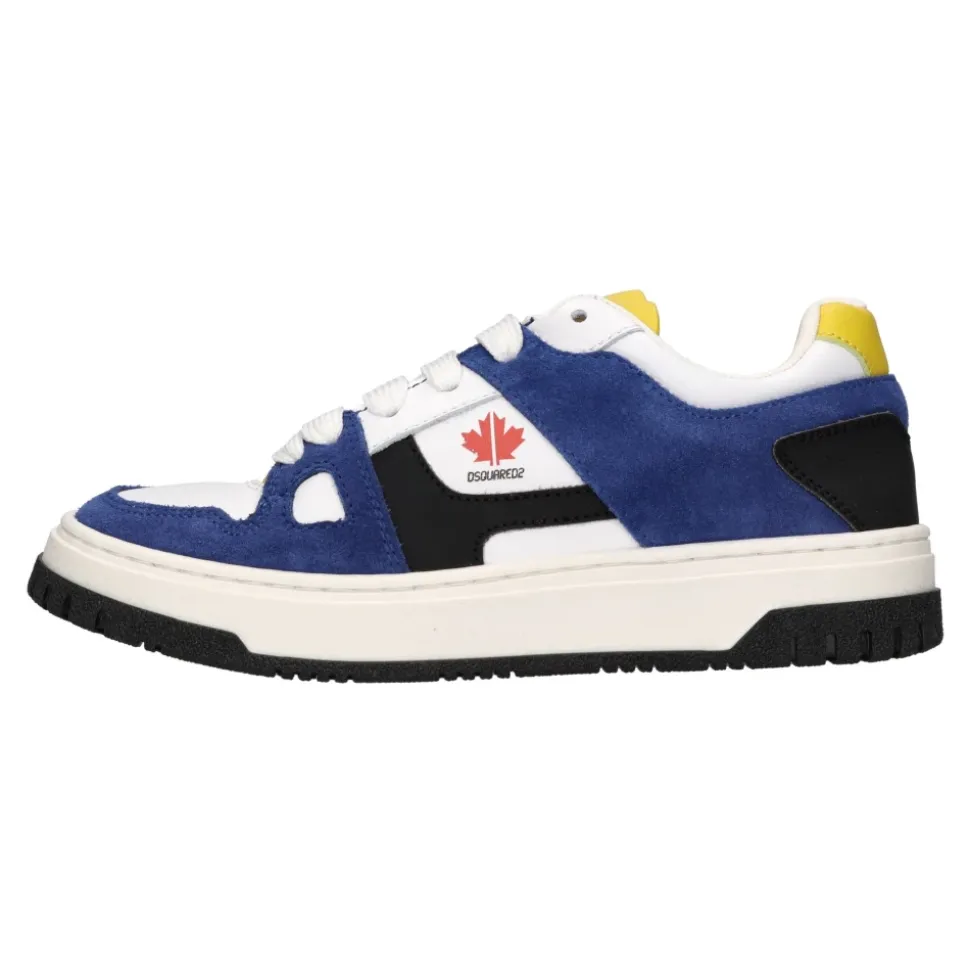 Baskets en cuir et daim