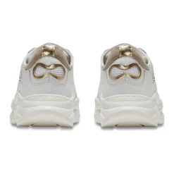 Baskets en cuir et en maille