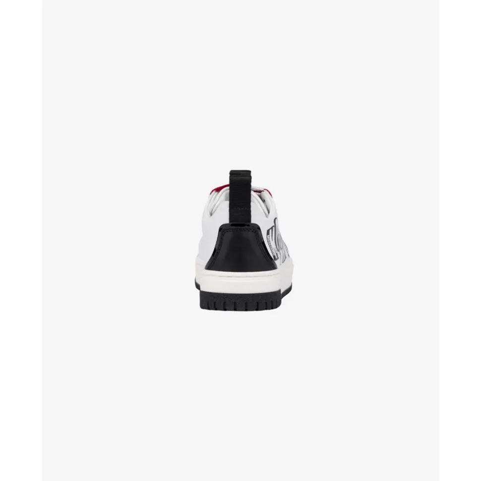 Baskets en cuir Nappa avec logo