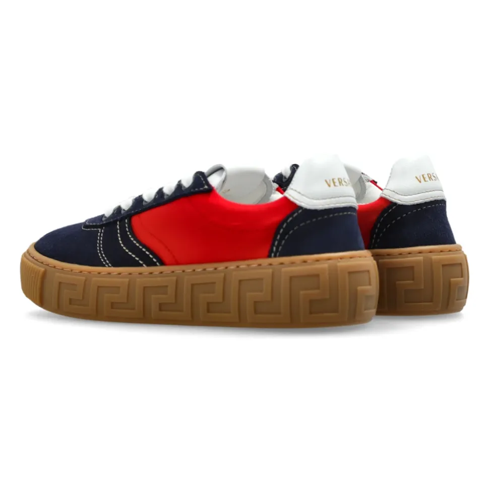 Baskets en Daim et Nylon Greca