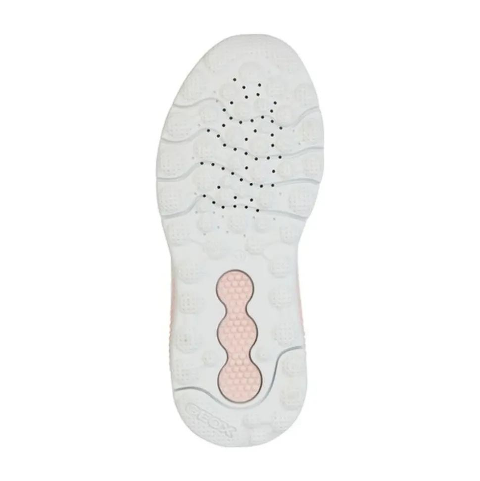 Baskets Fille Corail Blanc