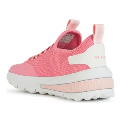 Baskets Fille Corail Blanc
