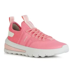 Baskets Fille Corail Blanc