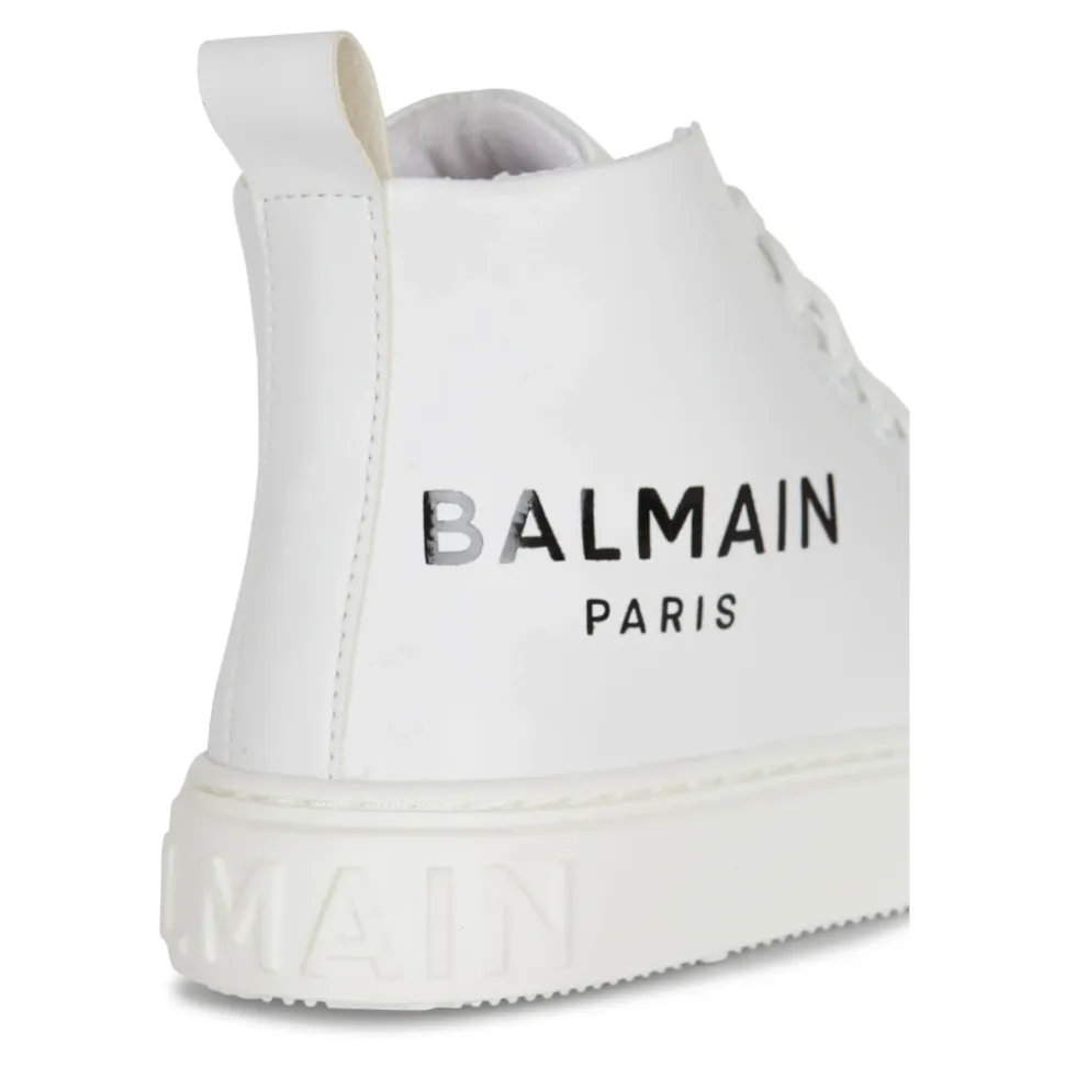 Baskets montantes en cuir