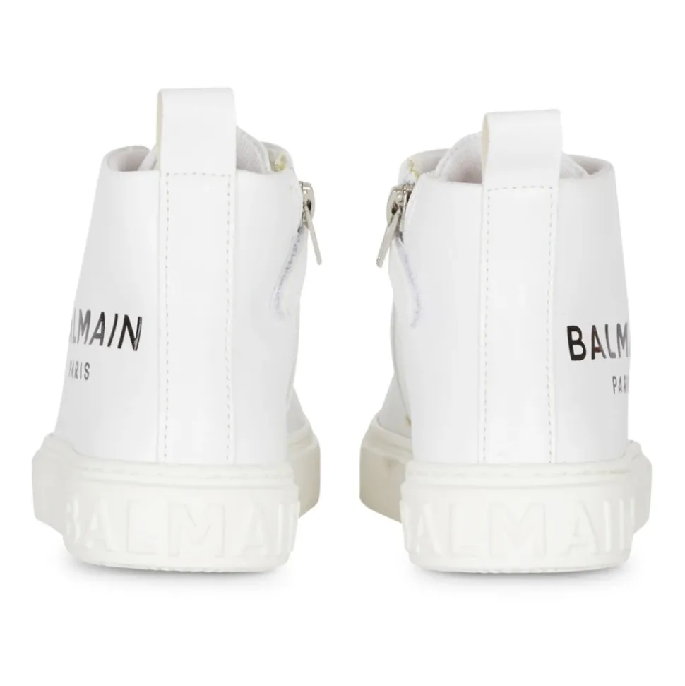 Baskets montantes en cuir