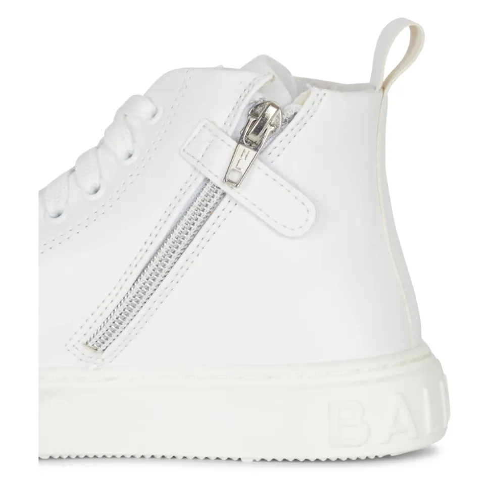 Baskets montantes en cuir