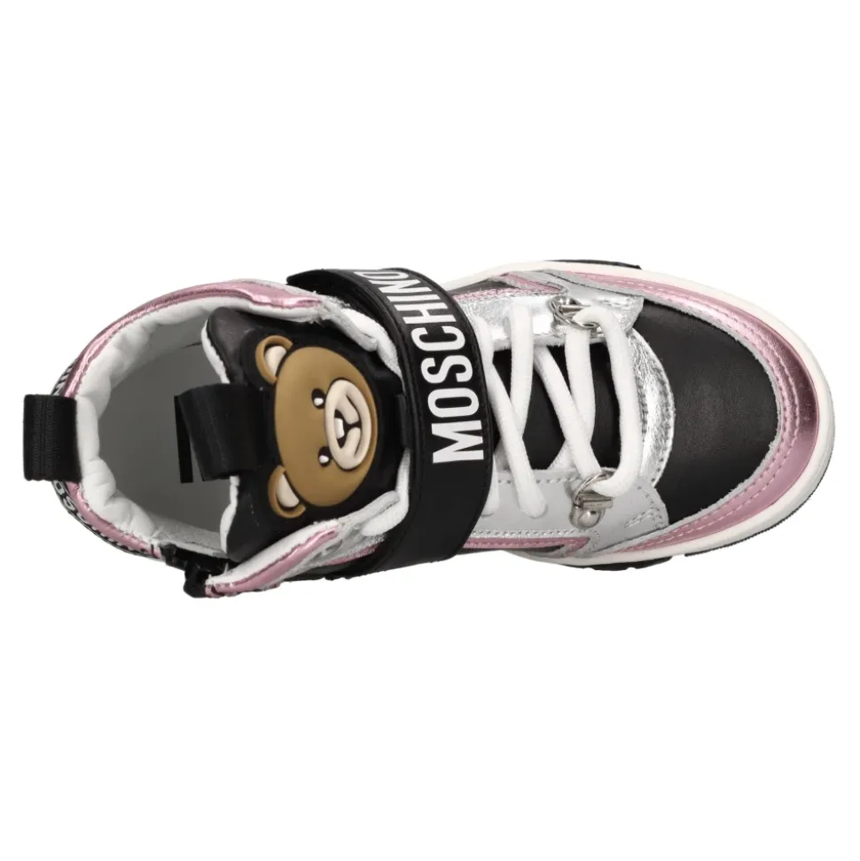 Baskets montantes en cuir