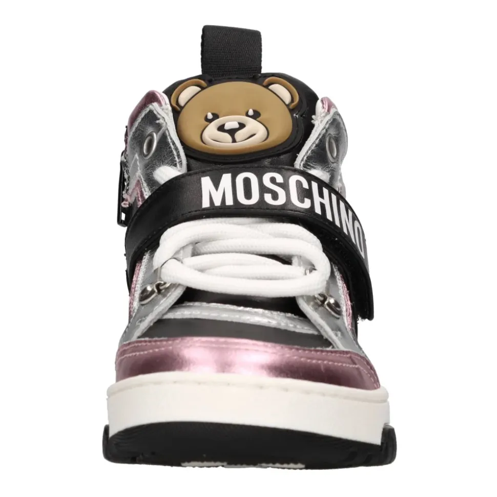 Baskets montantes en cuir