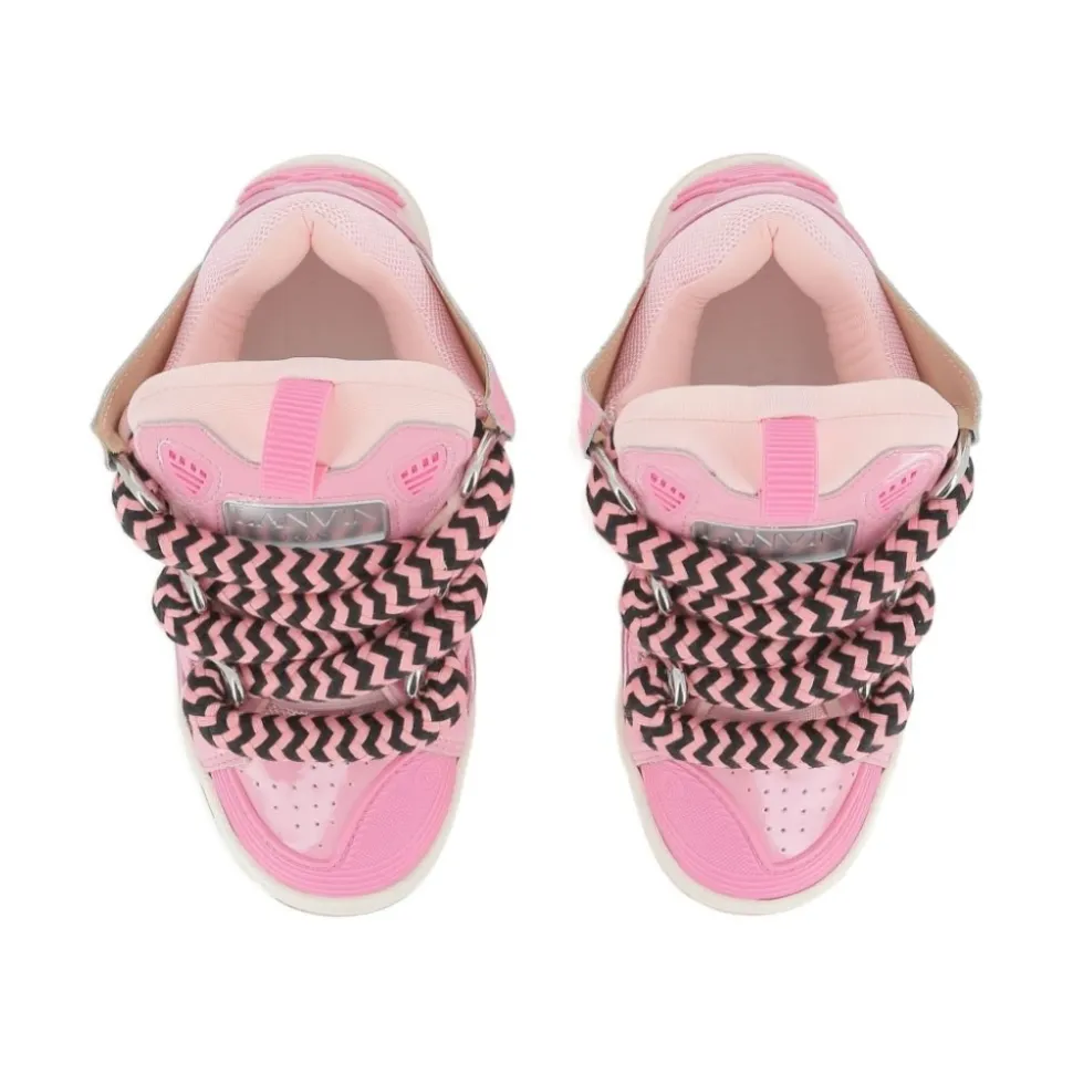 Baskets Roses avec Lacets