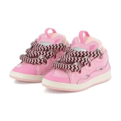 Baskets Roses avec Lacets