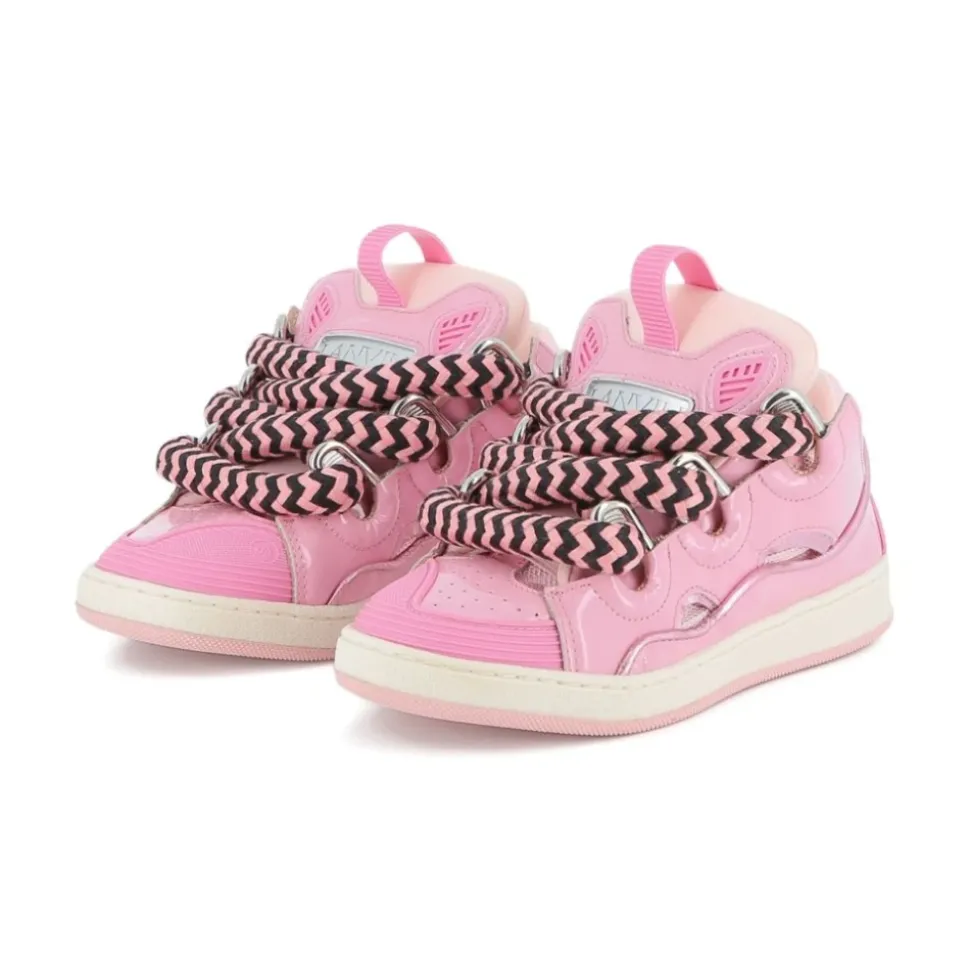 Baskets Roses avec Lacets