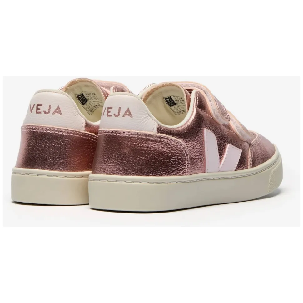 Baskets Roses en Cuir Chromefree V-12