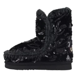 Baskets Slip-On à Paillettes Noires