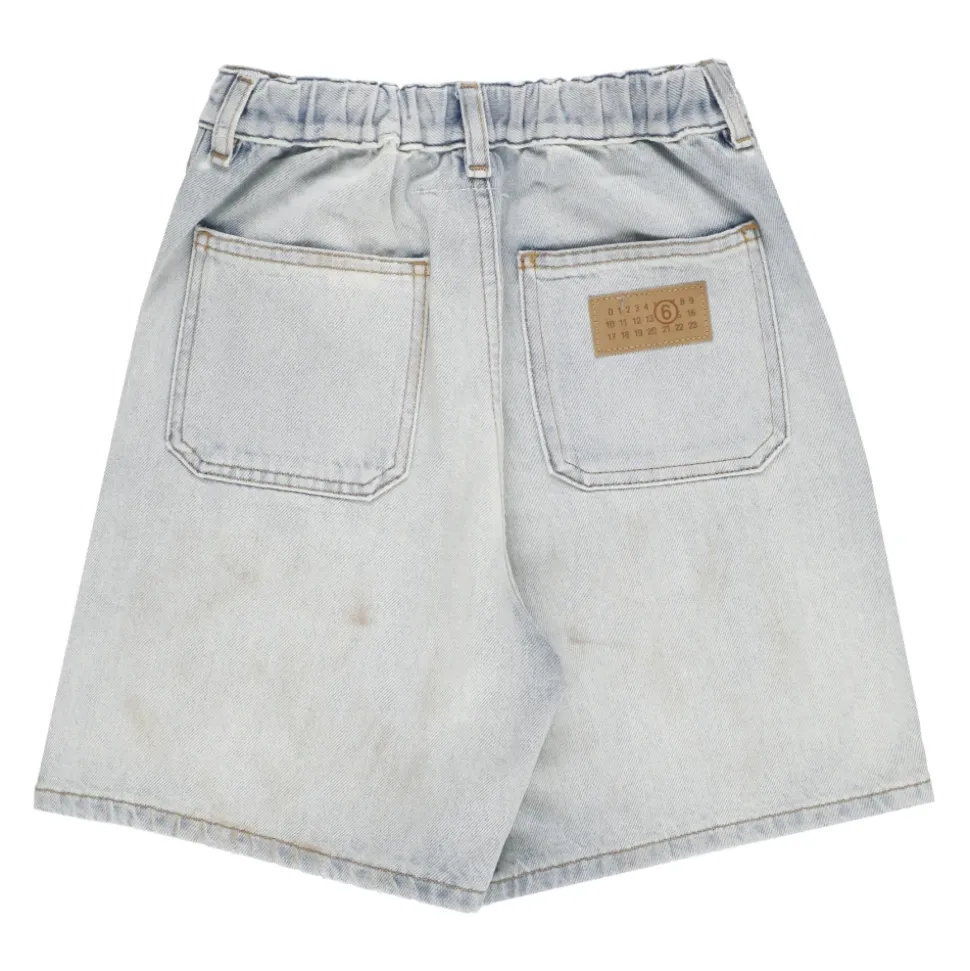 Belt Loops Denim Shorts