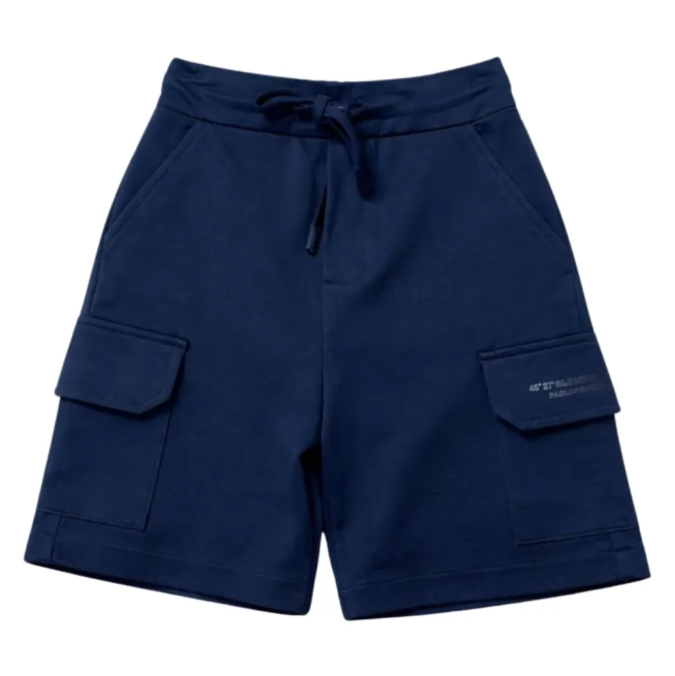 Bermuda en Coton avec Ceinture Élastique