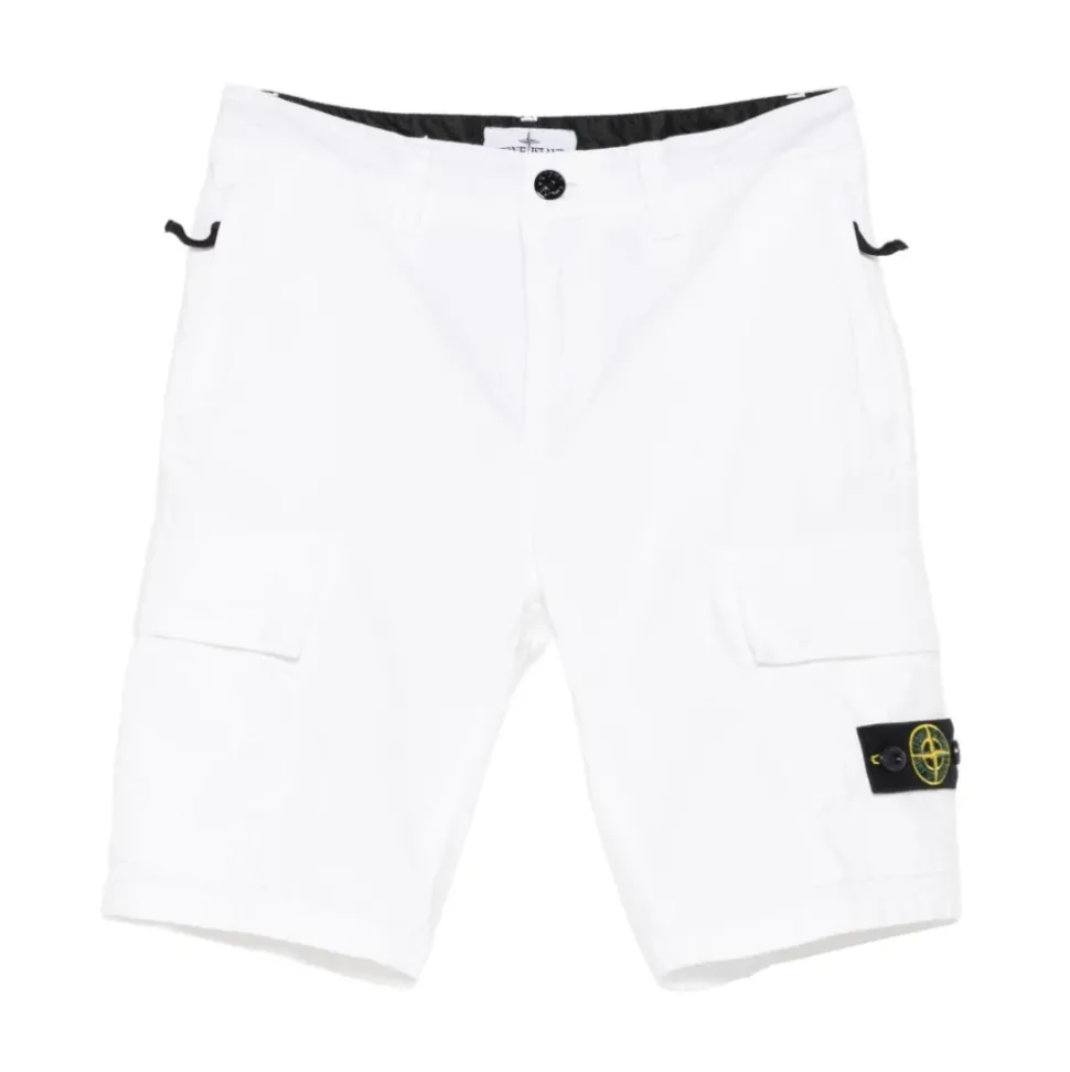 Bermuda en coton avec poches cargo