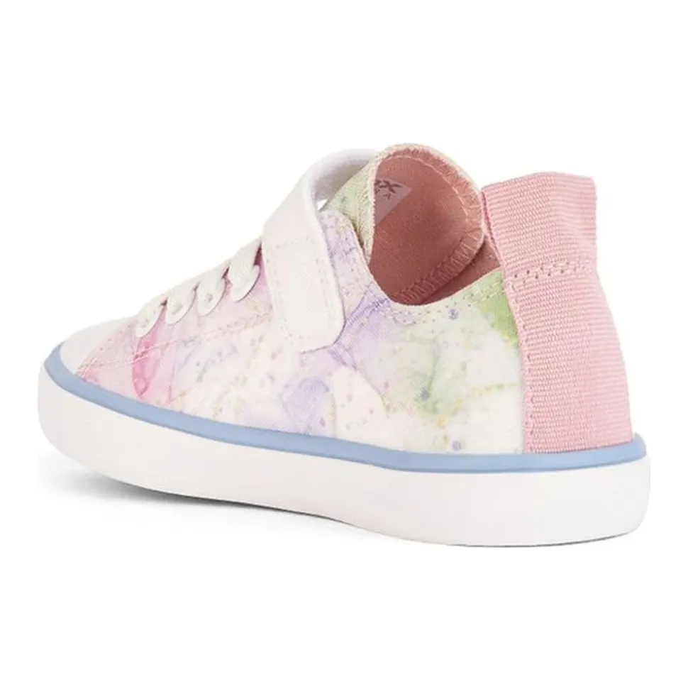 Blanc Rose Filles Enfants Sneakers