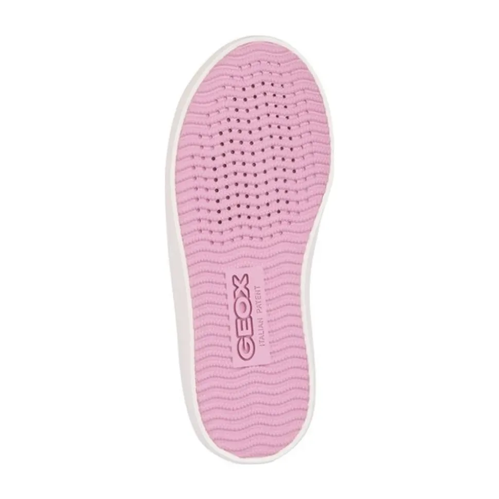Blanc Rose Filles Enfants Sneakers