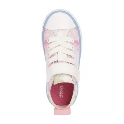 Blanc Rose Filles Enfants Sneakers
