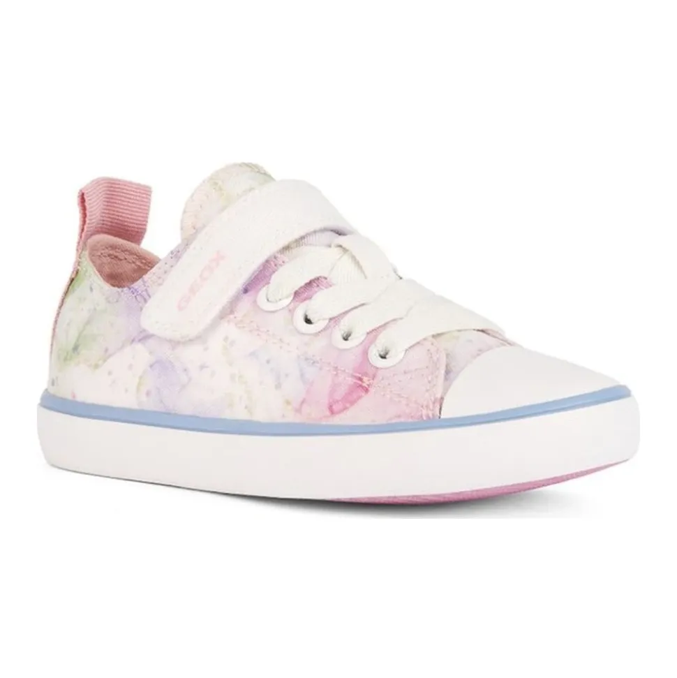 Blanc Rose Filles Enfants Sneakers
