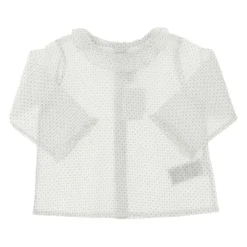 Blouse en col de coton pur