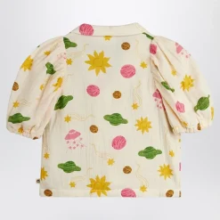 Blouse en mousseline imprimé espace
