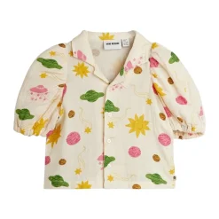 Blouse en mousseline imprimé espace