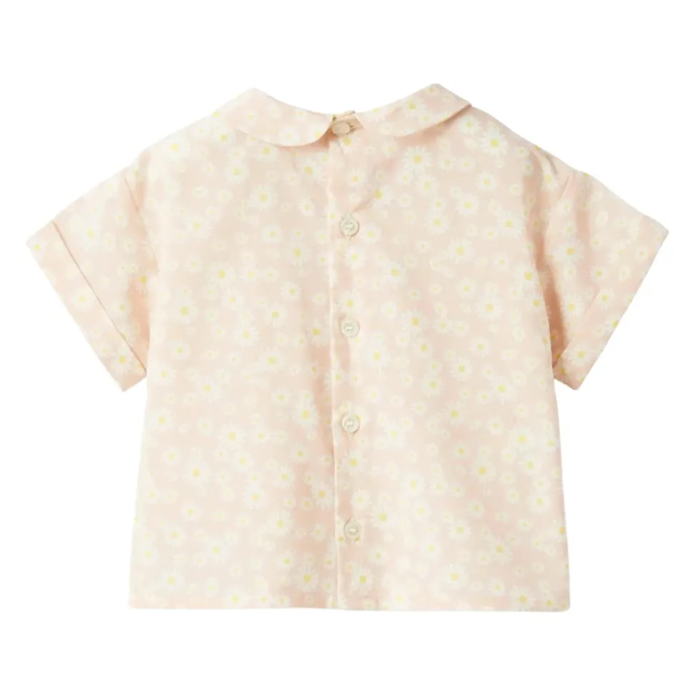 Blouse à imprimé marguerites