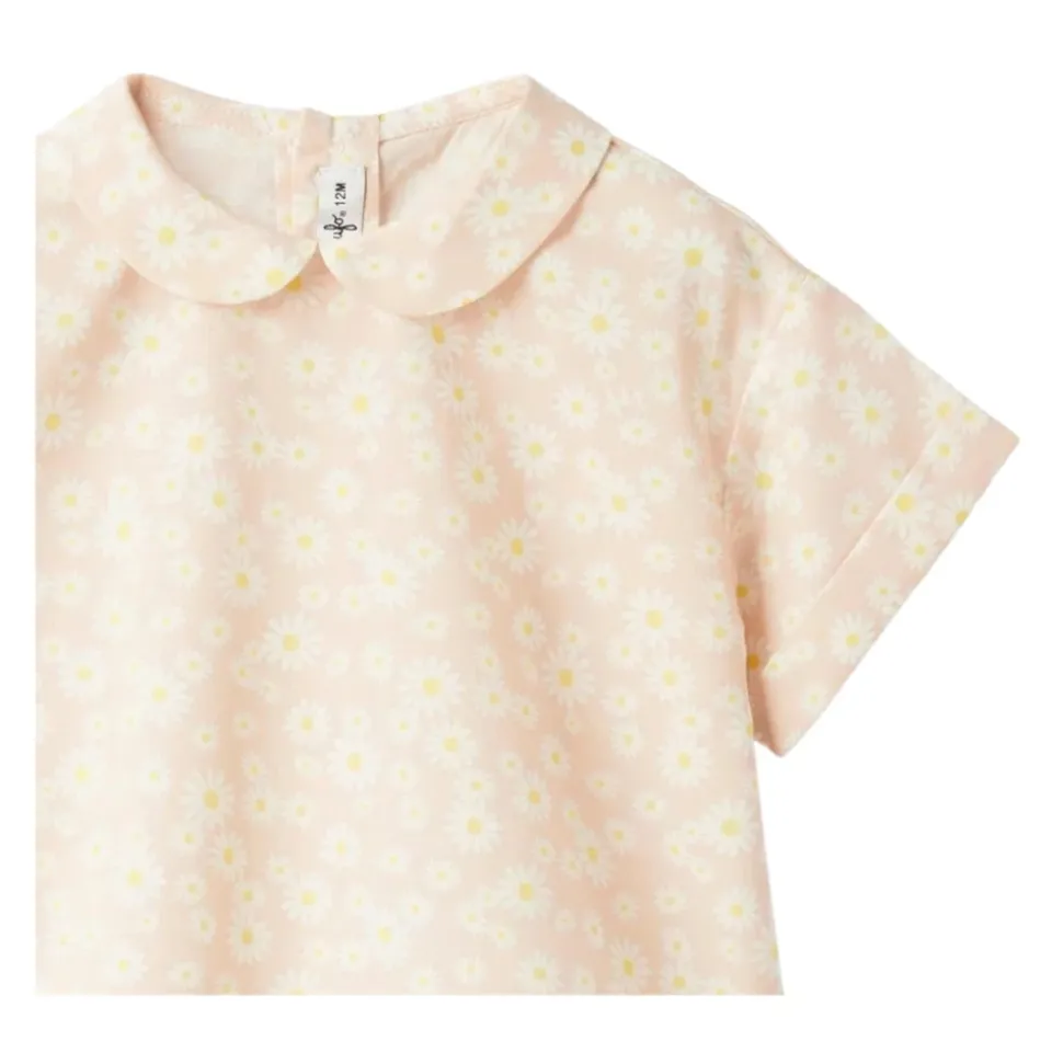 Blouse à imprimé marguerites