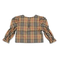 Blouse Popeline à Carreaux Sophistiqués