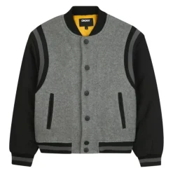 Blouson Aviateur à Logo Brodé