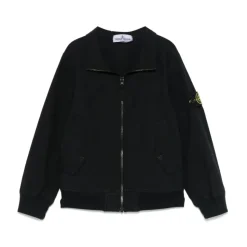 Blouson Bomber à Col Montant