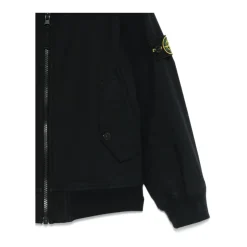 Blouson Bomber à Col Montant