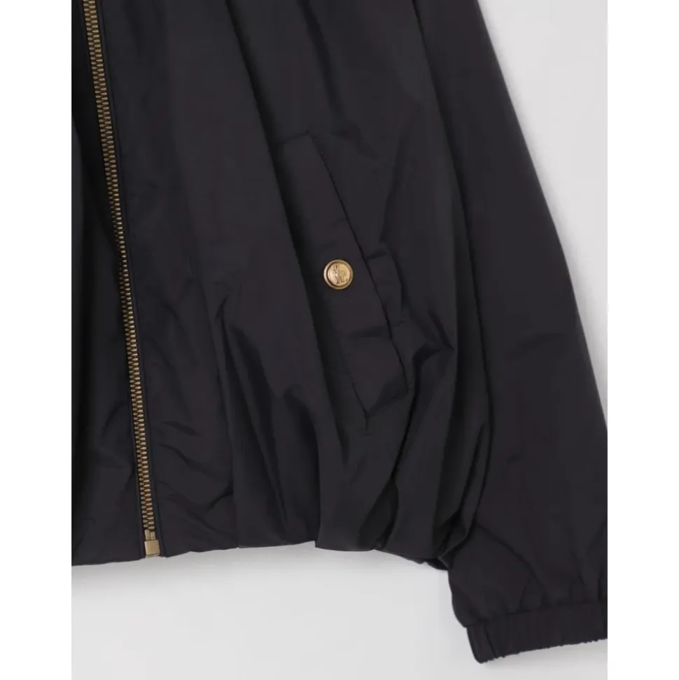 Bomber avec Détails Plissés