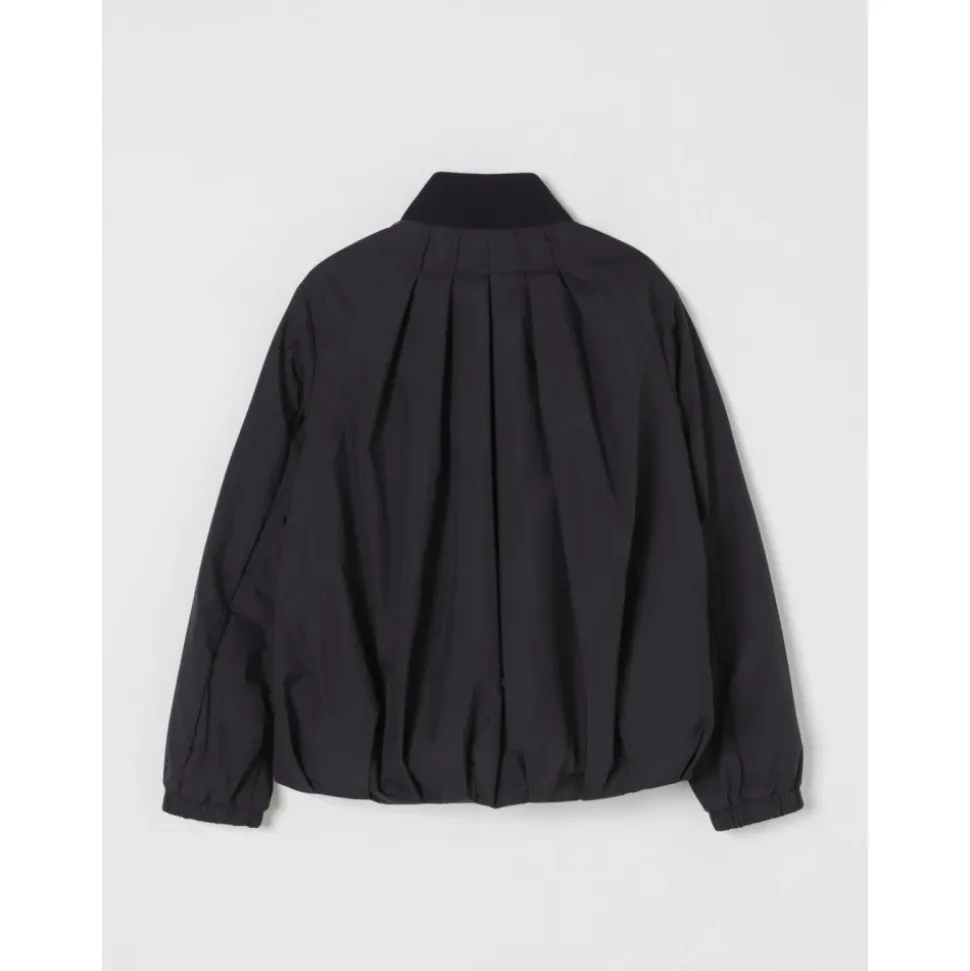 Bomber avec Détails Plissés