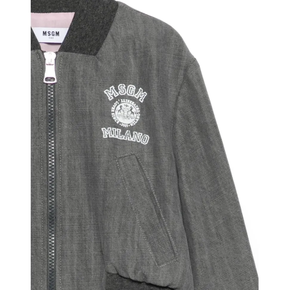 Bomber avec logo brodé