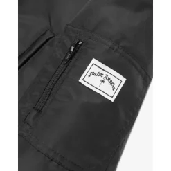 Bomber avec logo incurvé en noir