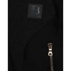 Bomber en laine avec logo