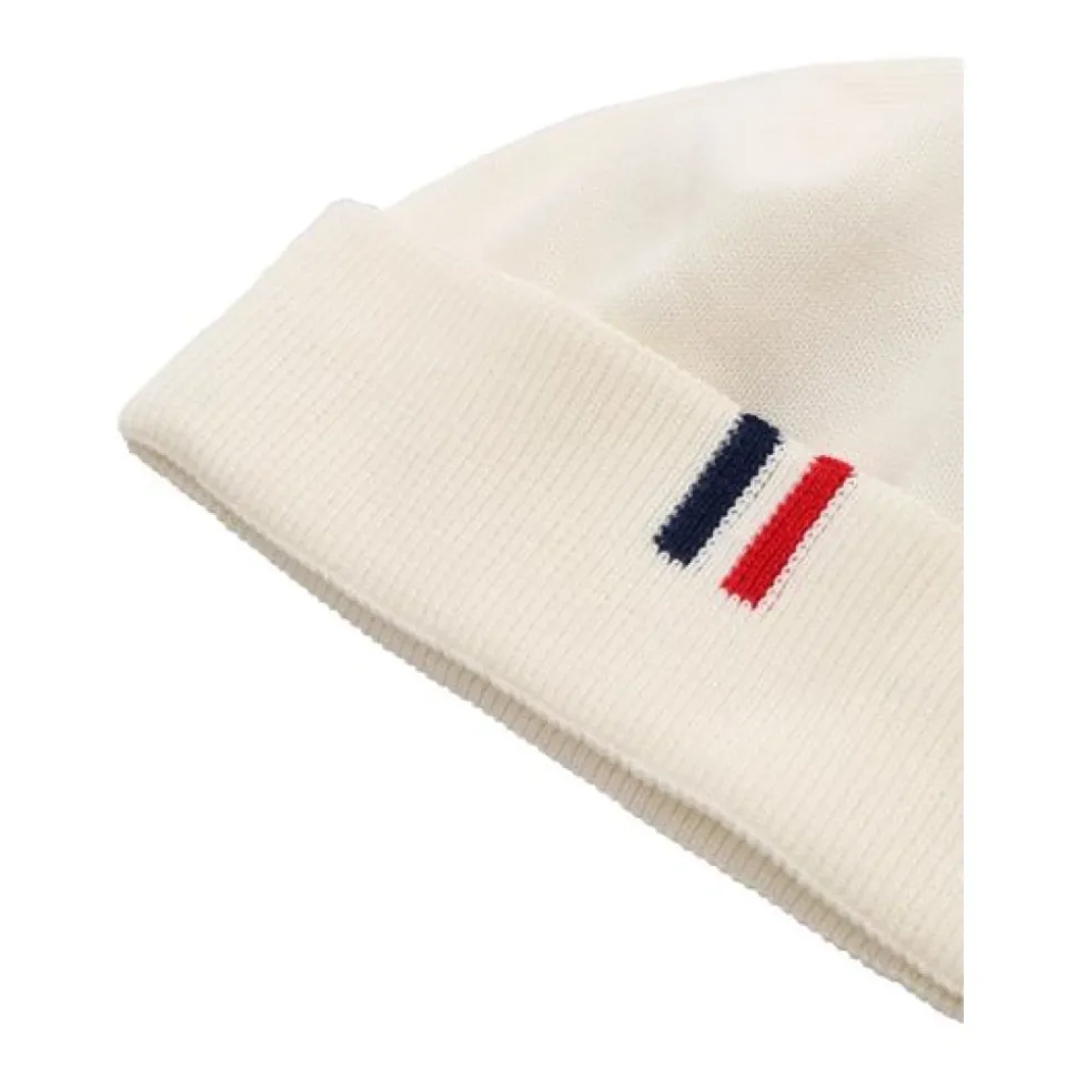 Bonnet en coton avec revers et détail logo