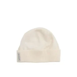 Bonnet en coton avec revers et détail logo