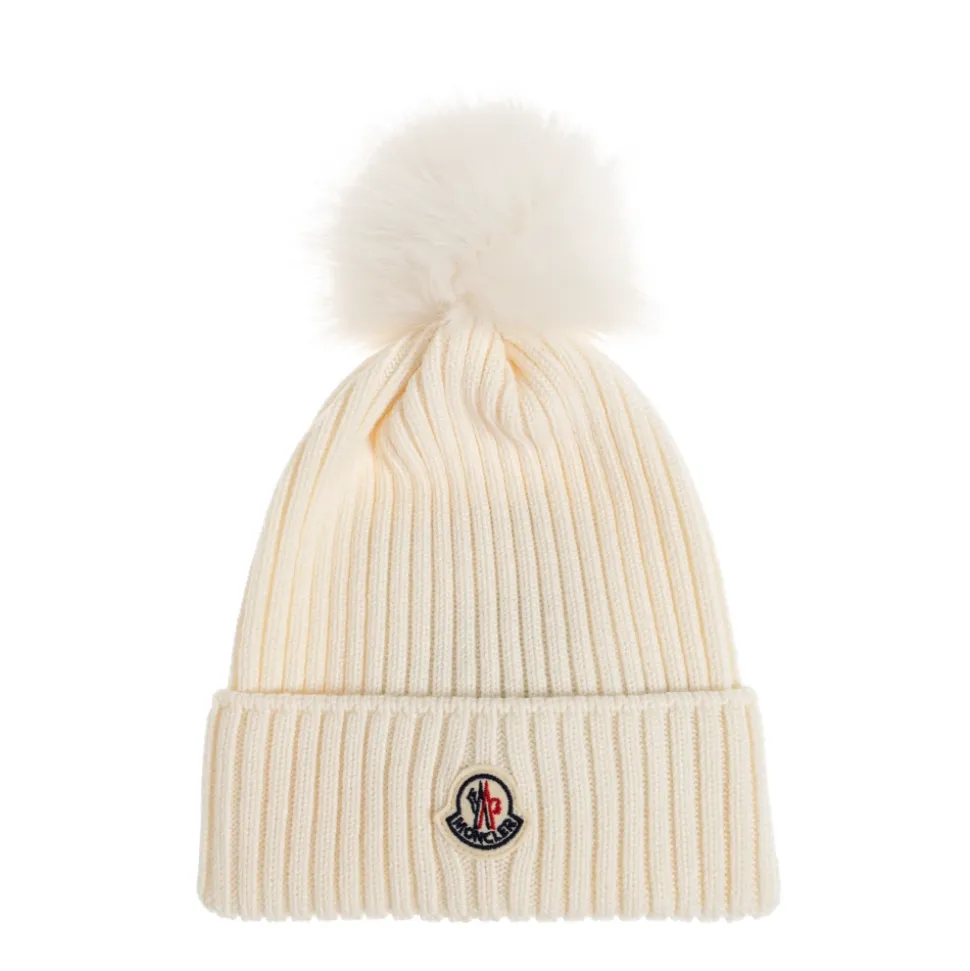 Bonnet en laine avec logo